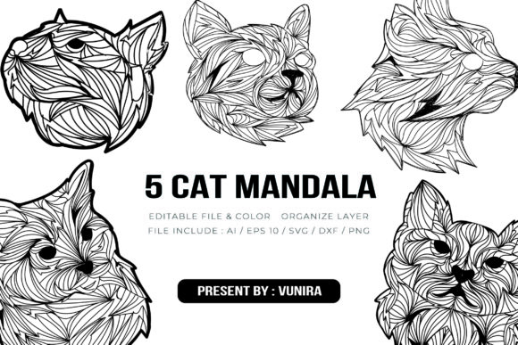 5 Cat Bundle Mandala Review