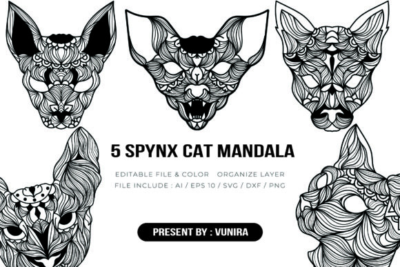 5 Spynx Cat Bundle Mandala Review