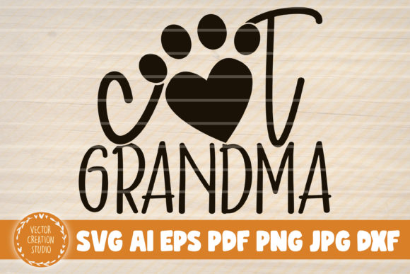 Cat Grandma Lover