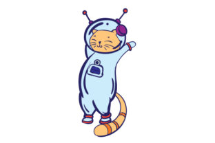 Cat in Spacesuit: A Unique Embroidery Design