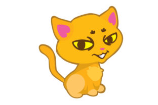 Sarcastic Cat Embroidery Design