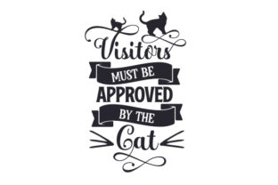 Visitors Must Be Approved by the Cat