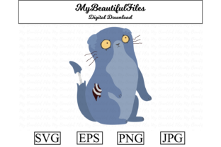 Zombie Cat Clipart Design